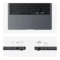 Ноутбук Samsung Galaxy Book4 Ultra, 16 inch 3K AMOLED, процесором Intel Core Ultra 7 155H, Пам'ять 32GB RAM LPDDR5X, spatiu de накопичувач 1TB SSD, відеокарта nVidia RTX 4050 6GB, Windows 11 Pro, Moonstone сірий - мініатюра 10