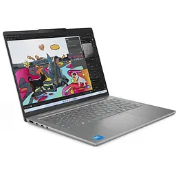 Ноутбук Lenovo IdeaPad Slim 5 14IRH10 (83HR003CRM), Intel Core i5-13420H до 4,6 ГГц, 14" WUXGA, 16 ГБ, SSD 1 ТБ, Intel UHD Graphics, Free DOS, Luna Gray - мініатюра 2