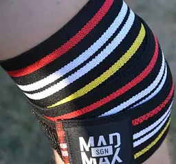 Бинти на коліна MadMax MFA-292 Knee Wraps Black (MFA-292-U) - мініатюра 7