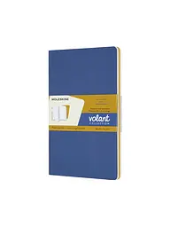 Записник Moleskine Volant середній, Нелінований Незабудка, Бурштин (2 шт) (QP723B41M17)