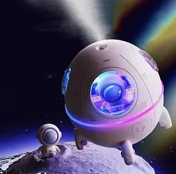 Зволожувач - аромадифузор Humidifier Астронавт 2 в 1 220 мл з підсвічуванням - мініатюра 3