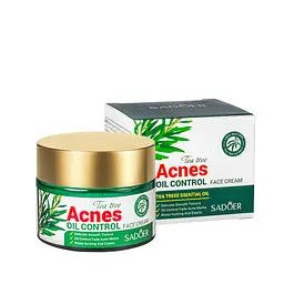 Крем для обличчя від акне, прищів Sadoer Tea Tree Acnes Oil Control 50 г SD50873