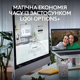 Комплект (Клавіатура та Миша) Logitech MK950 Wireless (920-012491) Off-White - мініатюра 7