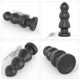 Анальна пробка - King-Sized Vibrating Anal Rigger 7.8" - мініатюра 9
