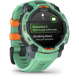 Смарт-годинник Garmin Instinct 3 45mm AMOLED Neo Tropic with Neo Tropic Band (010-02936-01) - мініатюра 6