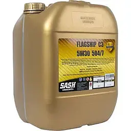 Олива моторна синтетична Sash Flagship C3 5W30 Acea C3 API SN/CF 504/7 MB 229.52 20 л (55273)