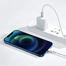 Кабель Baseus Superior Series Fast Charging USB-C to Lightning PD 20W 1м White (CATLYS-A02) [73382] - мініатюра 7