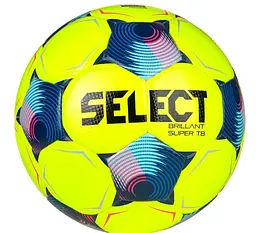 М'яч футбольний SELECT Brillant Super TB v25 (FIFA QUALITY PRO) Yellow-Blue
