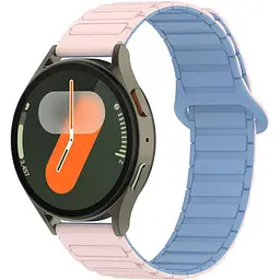 Ремінець DK CDK для Xiaomi Amazfit GTS 20mm Silicone Shaped Magnetic Band (018822) (pink / lilac) - мініатюра 3