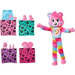 Лялька Barbie Cutie Reveal Care Bears: нова хвиля - ведмедик Єдність (JFV60) - мініатюра 3