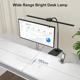 Настільний LED світильник EppieBasic 24W з подвійною лампою та регулюванням освітлення - мініатюра 5