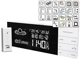 Метеостанція Technoline WS6870 White (WS6870), Білий - мініатюра 6