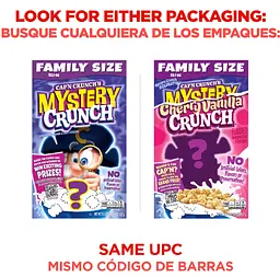 Сухий сніданок Cap'n Crunch's Mystery Crunch Sweetened Corn and Oat Cereal 627г - мініатюра 7