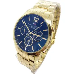 Наручний годинник чоловічий Clockhouse Tommy Hilfiger Золотистий (IBW743YB)