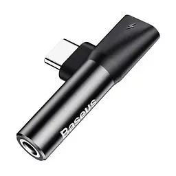 Адаптер Baseus Audio Converter L41 Black (CATL41-01) - мініатюра 4