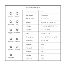 Викрутка Xiaomi HOTO 28 в 1 (QWLSD009) - мініатюра 8