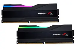 Пам'ять 16Gb x 2 (32Gb Kit) DDR5, 6000 MHz, G.Skill Trident Z5 RGB, Black, 36-36-36-96, 1.35V, з радіатором (F5-6000J3636F16GX2-TZ5RK) - мініатюра 3