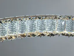 Підвісна кришталева LED-люстра Diasha D8880/600G, золота, Ø 65 см, 92 W, з пультом - мініатюра 6