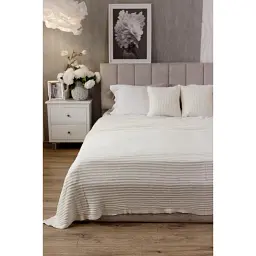 Плед Прованс Cotton молочний 120 х 200 см (039526) - мініатюра 12