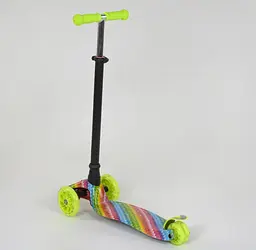 Самокат Best Scooter 59х16х30 см Салатово-чорний 000231545 - мініатюра 5