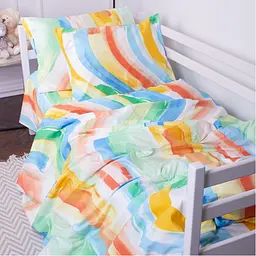 Комплект постільної білизни MirSon Kids Time 17-0577 Summer paint, дитячий - мініатюра 3