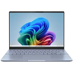 ASUS Ноутбук Vivobook S 14 S5406SA-PP013W 14" 3K OLED, Intel Ultra 7 258V, 32GB, F1TB, UMA, Win11, Блакитний