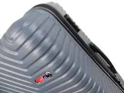 Велика пластикова валіза на колесах 115L GD Polo графітова - мініатюра 6