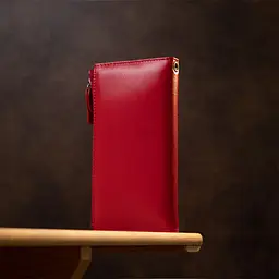Яскравий жіночий гаманець-клатч ST Leather 19374 червоний - мініатюра 8
