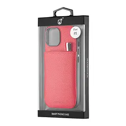 Чохол Jinduka Leather Pocket iPhone 15 Red - мініатюра 2