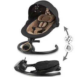 Заколисуючий центр Kidwell 2в1 REVE Black/Gold - мініатюра 8
