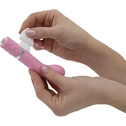 Розкішний вібратор Pillow Talk - Racy Pink з кристалом Сваровські - мініатюра 6
