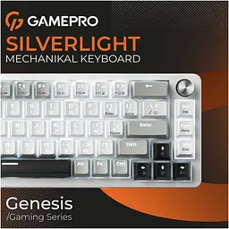 Клавіатура GamePro Genesis Silverlight MK116 USB UA Grey (MK116) - мініатюра 5