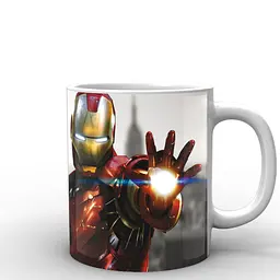 Кухоль GeekLand Залізна Людина Iron Man напис IM.02.049.661 330 мл білий - мініатюра 3
