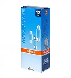 Галогенова лампа OSRAM 6418 C5W 36mm 12V SV8.5-8 5X10FS - мініатюра 2