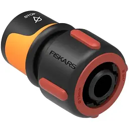Конектор для шлангу Fiskars LB30 19 мм 68 мм аквастоп (1027082)