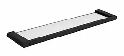 Полиця з матового скла VBI Terra 51,5 см black VBI-040709BL