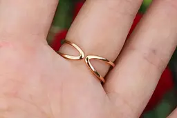 Кільце Xuping Jewelry зірка з перлиною р 16 розсувне золотисте - мініатюра 4