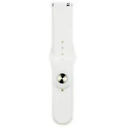 Ремінець Silicone 20 mm Watch Active/Galaxy S4 42 mm/Gear S2/Xiaomi Amazfit Білий