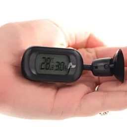 Цифровий міні гігрометр-термометр Repti-Zoo LCD MINI SH128 з присоскою - мініатюра 7