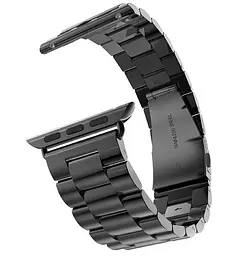 Металевий ремінець Primo Steel годинника Apple Watch 42 мм, 44 мм, 45 мм Black - мініатюра 2