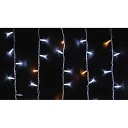 Гірлянда Delux ICICLE 108LED 2x1 м Жовтий flash Білий/Білий IP44 (90015177)