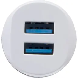 Автомобільний зарядний пристрій INKAX CD-12 Car charger + Micro cable 2USB 2.1A White - мініатюра 5