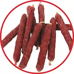 Ласощі для собак LupiPets Ковбаски з качкою та сиром 7 см 500 г - мініатюра 3