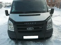 Дефлектор капоту мухобійка для Ford Transit 2007-2014 Довга Євро Кріплення (Vip Tuning) FR17 - мініатюра 2