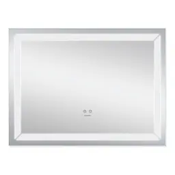 Дзеркало Kroner KRP Spiegel HR1 - 8060 з LED-підсвічуванням та антизапітнінням CV030030, Білий - мініатюра 4