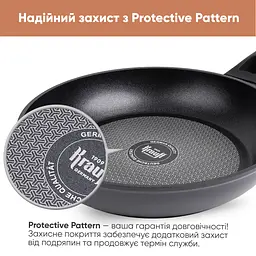 Набір сковорідок Krauff Hamburg та сковорідка для млинців + кухонна дошка та щипці - мініатюра 8