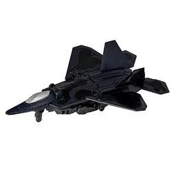 Трансформер іграшковий Kids Team Літак F-22 Чорний (IM-176-M-920) - мініатюра 4