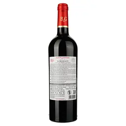 Вино Barton&Guestier Bordeaux Rouge, червоне, сухе, 13%, 0,75 л (371320) - мініатюра 2