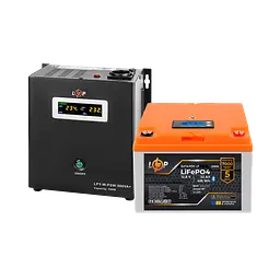 Комплект резервного живлення LP(LogicPower) ДБЖ + літієва (LiFePO4) батарея (UPS W500 + АКБ LiFePO4 410W)
