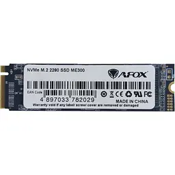 SSD 1Tb AFOX ME300 M.2 2280 PCIe NVMe Gen 3x4 3D TLC NAND, Retail